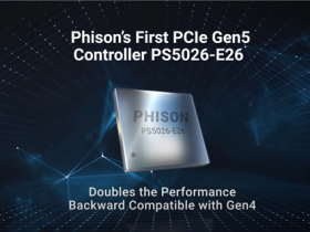 性能比PCIe 4.0翻倍！群联宣布PCIe 5.0主控芯片PS5026-E26
