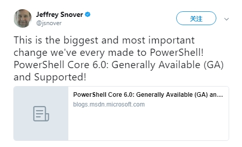 微软发布PowerShell Core第一个版本：支持多平台开发