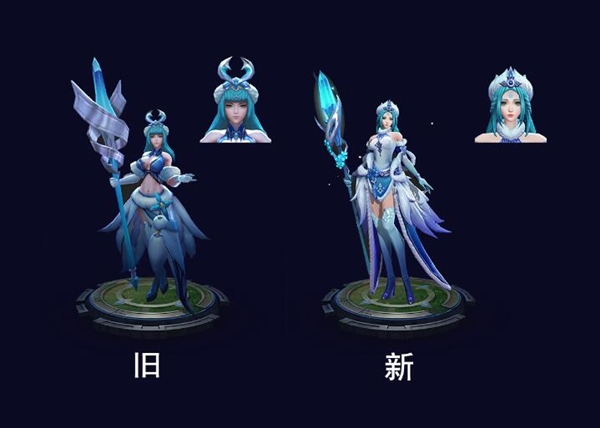 《王者荣耀》古代美女重做：冰清玉洁不忍亵渎