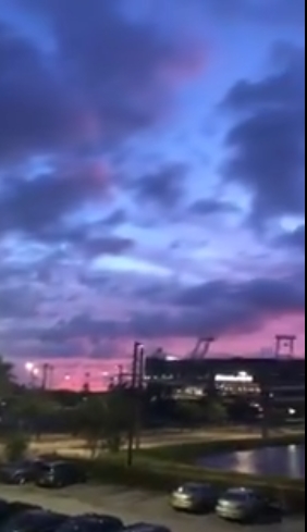 飓风“迈克尔”过境佛州致使天空变紫色：专家出面解释