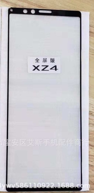 索尼Xperia XZ4渲染图、贴膜曝光：21:9超长带鱼屏
