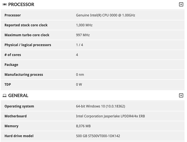 Intel 10nm凌动首次现身：还是没有超线程、Xe 11代核显