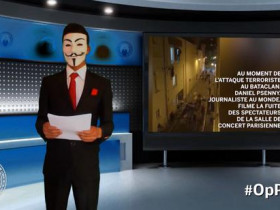 黑客组织Anonymous向巴黎恐袭幕后黑手ISIS宣战