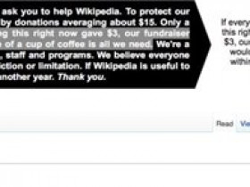 捐不捐？一年一度的维基百科捐款广告又来了