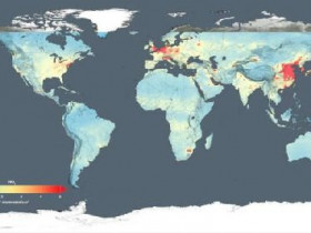 NASA发布全球雾霾地图：中国大“红”