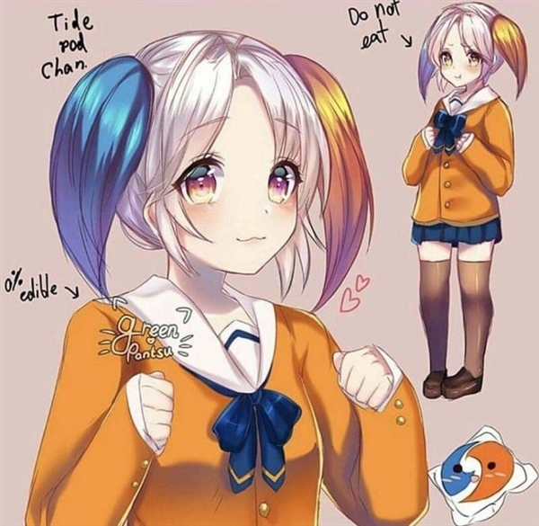 画师绘制洗衣液娘化拟人图 引欧美网友吃洗衣液
