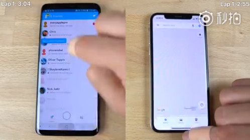 三星S9+/iPhone X实际App启动速度比拼！结果惊掉下巴