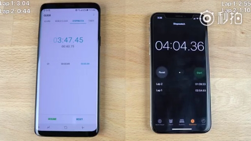 三星S9+/iPhone X实际App启动速度比拼！结果惊掉下巴