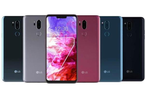 90%+占比刘海屏！LG G7官方渲染图曝光：骁龙845水桶机