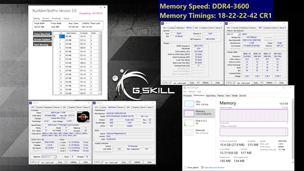 锐龙2如此生猛！芝奇奉上DDR4-3600高频内存