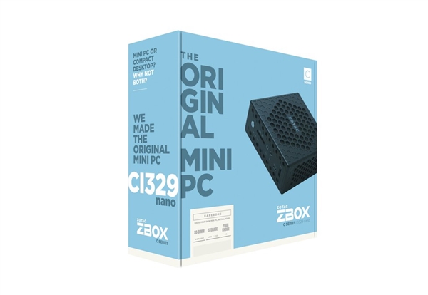 四核仅6W！索泰发布迷你机ZBOX CI329 Nano：零噪音