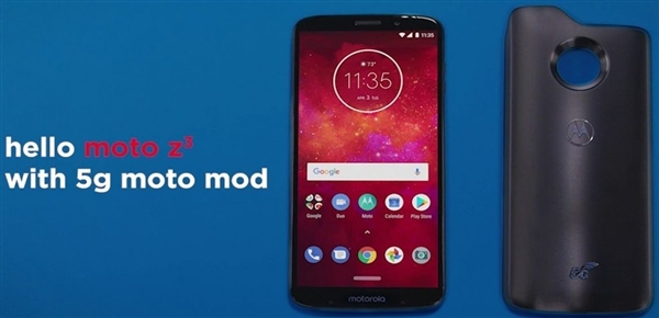 Moto Z3 Play海报流出：将支持5G网络模块