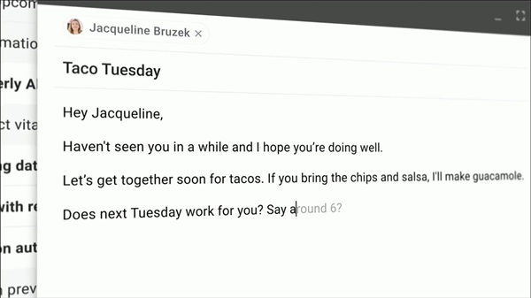 Google Gmail引入机器学习：替你写邮件