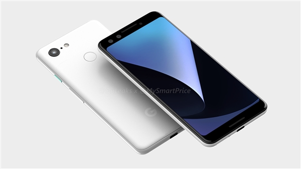 预装Android P 谷歌Pixel 3/Pixel 3 XL渲染图曝光