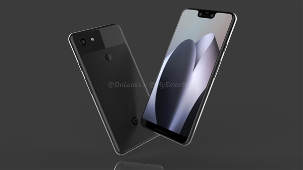 预装Android P 谷歌Pixel 3/Pixel 3 XL渲染图曝光