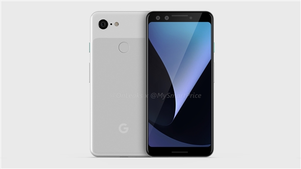 预装Android P 谷歌Pixel 3/Pixel 3 XL渲染图曝光