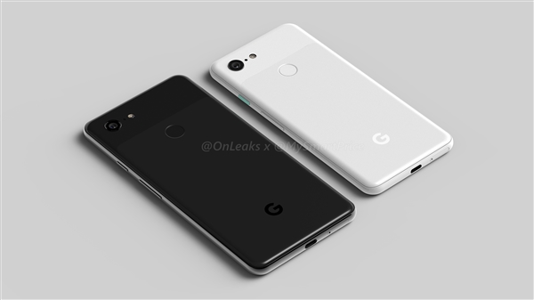 预装Android P 谷歌Pixel 3/Pixel 3 XL渲染图曝光