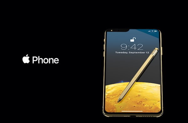 国外设计师打造最新iPhone概念图：刘海左移还支持触控笔