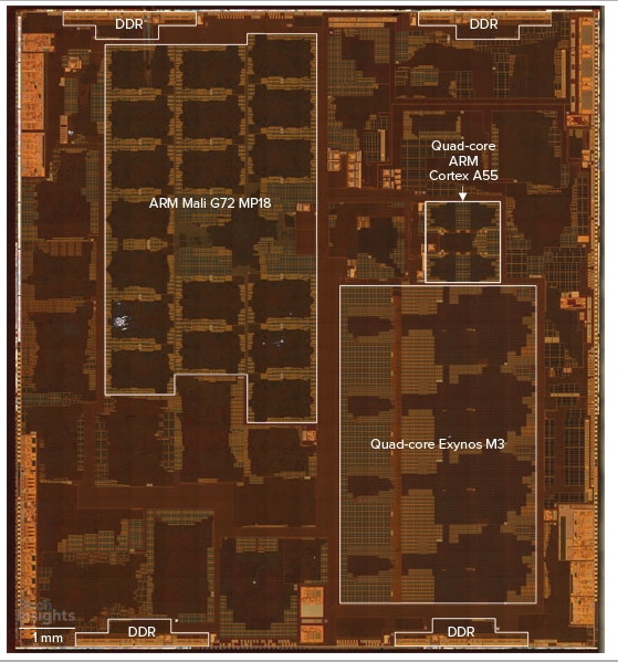 三星Exynos 9820内核照公开：8nm工艺庞然大物