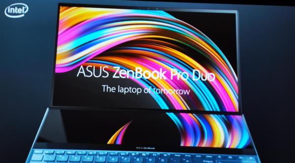 华硕推出Zenbook Pro Duo笔记本：双4K触屏 8核CPU+光追卡