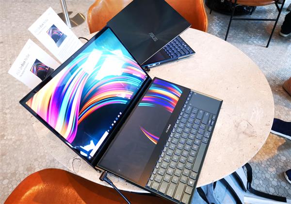 华硕推出Zenbook Pro Duo笔记本：双4K触屏 8核CPU+光追卡