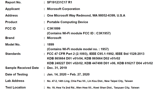 1.2万！Surface Book 3确认首次搭载Wi-Fi 6